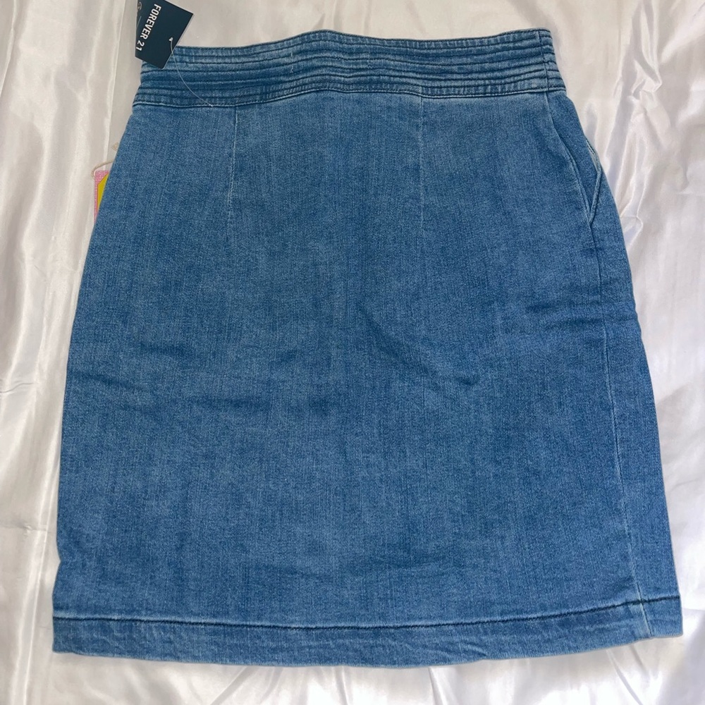 Skirt-shirt, size small, blue wash